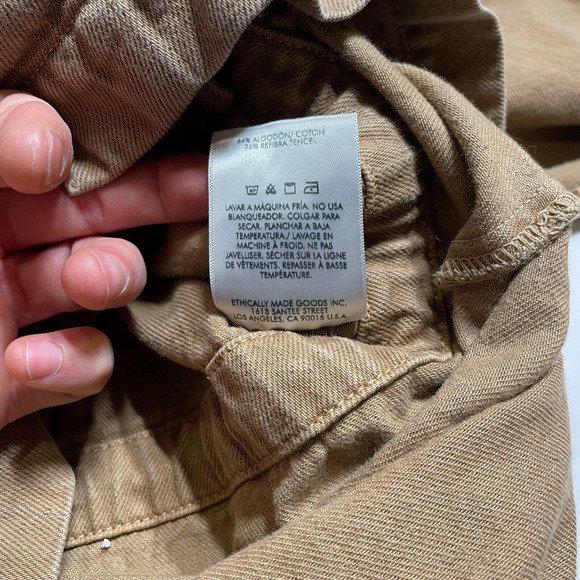 Etica Women's Medium‎ Khaki Tan Utility Jacket - Picture 7 of 8